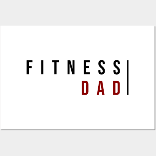 FITNESS DAD| Minimal Text Aesthetic Streetwear Unisex Design for Fitness/Athletes, Dad, Father, Grandfather, Granddad | Shirt, Hoodie, Coffee Mug, Mug, Apparel, Sticker, Gift, Pins, Totes, Magnets, Pillows Posters and Art